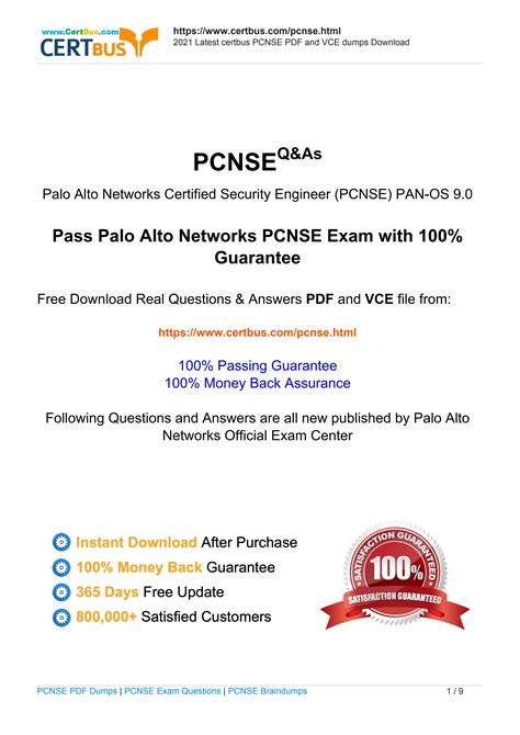 PCNSE Test Dumps Demo