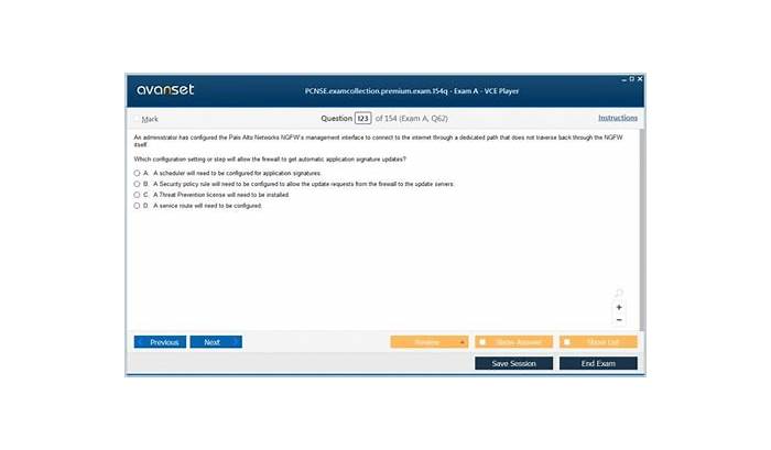 Verified PCNSE Answers