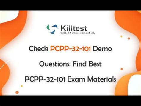 PCPP-32-101 Prüfungsmaterialien