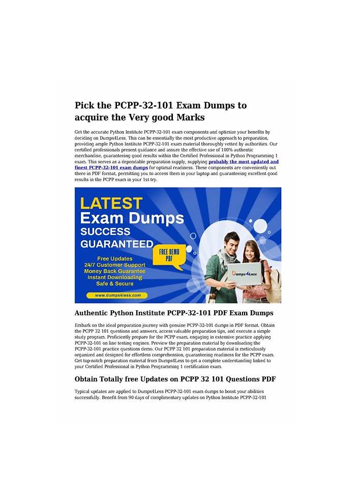 PCPP-32-101 Exam Blueprint