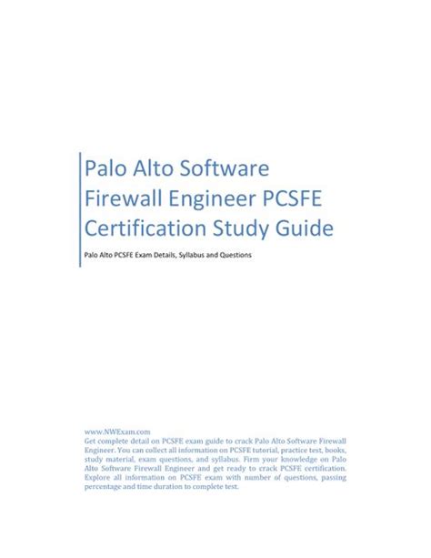 PCSFE PDF Demo