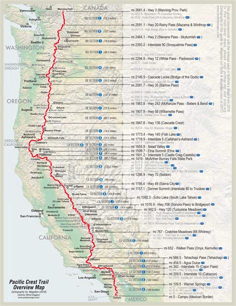PCT maps - Pacific Crest Trail Association - wintechmobiles.com