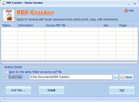PDF Cracker for Windows