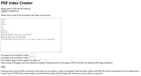 PDF Index Generator - Home - coolestguyplanet.net