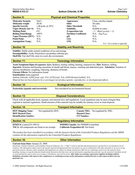 PDF Msds Nacl Compress PDF