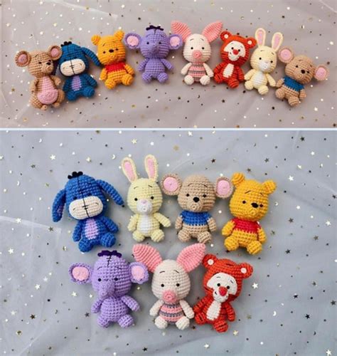 PDF Pattern_8in1 Winnie the POOH and Friends Crochet Pattern Etsy