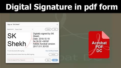 PDF how to create a digital signature in adobe acrobat pro dc PDF