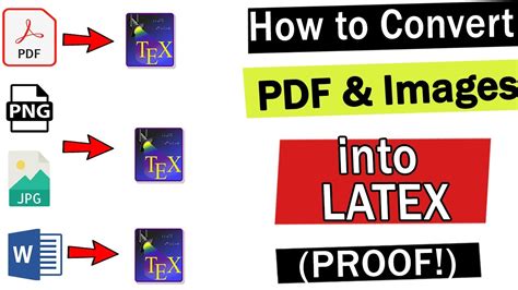 PDF to LaTeX, Image to LaTeX, Word to LaTeX Convert PDF & Images with