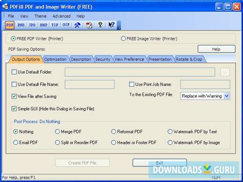 PDFill PDF Writer (free) download Windows version