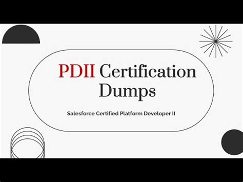 PDII Dumps