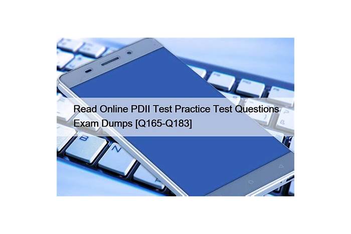 PDII Mock Exam