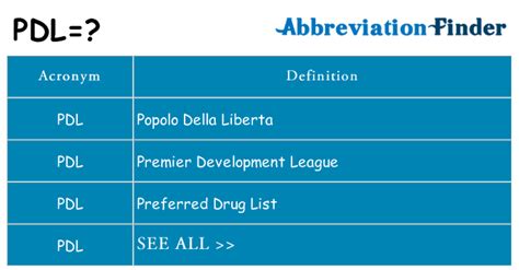 PDL - What does PDL stand for? The Free Dictionary