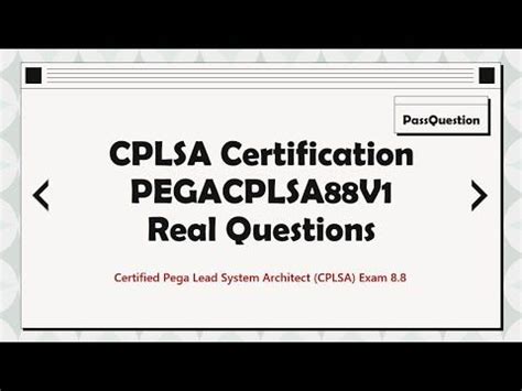 PEGACPLSA88V1 Exam