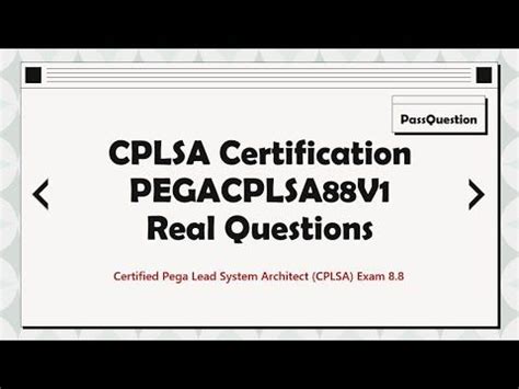 PEGACPLSA88V1 Online Prüfung