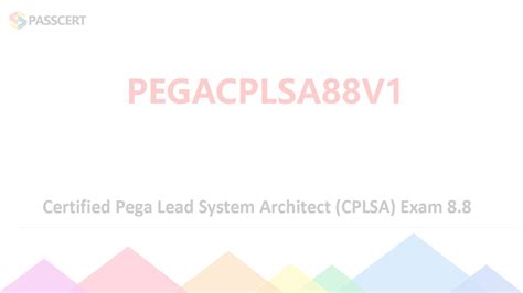 PEGACPLSA88V1 Testking