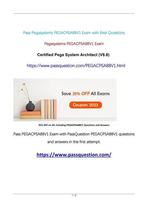 PEGACPSA88V1 Online Test