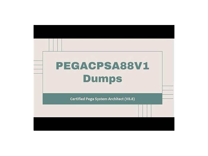 Reliable PEGACPSSA88V1 Real Test