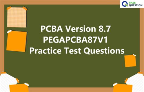 PEGAPCBA87V1 Tests