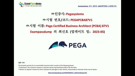 PEGAPCBA87V1 Zertifizierungsantworten