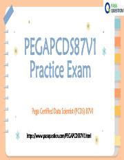 PEGAPCDS87V1 Praxisprüfung