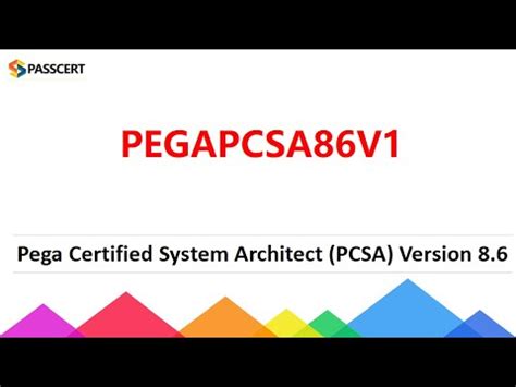 PEGAPCSA86V1 Zertifizierung