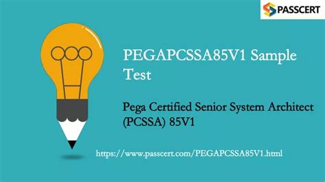 PEGAPCSSA85V1 Prüfungsmaterialien