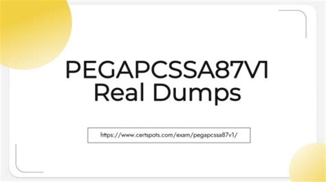 PEGAPCSSA87V1 PDF Demo