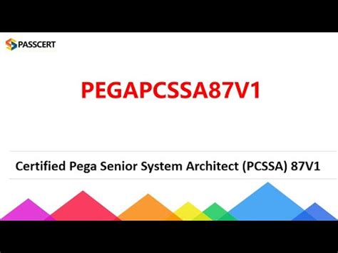 PEGAPCSSA87V1 Prüfung