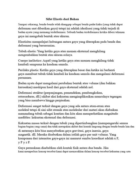 Pemanfaatan Sifat Elastis Bahan - GENERASI FISIKA - wintechmobiles.com