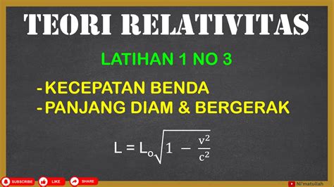 Pembahasan Soal Teori Relativitas No 3 - wintechmobiles.com