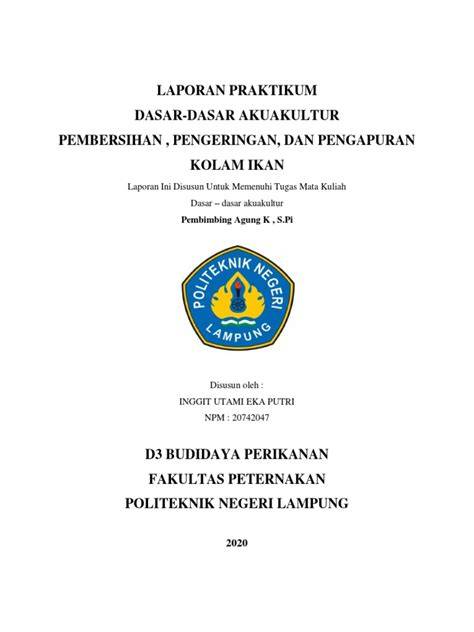 Pembersihan dan Pengapuran Kolam Ikan | PDF - Scribd - raincitystudios.com