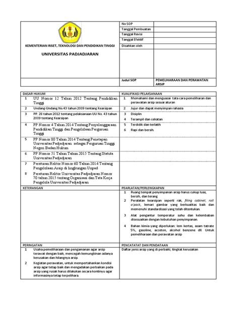 Pemeliharaan dan Perawatan Arsip - muktibox.com