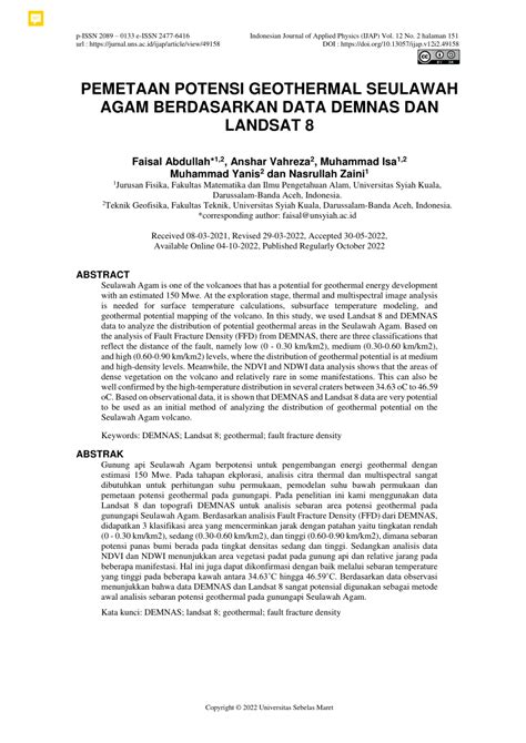 Pemetaan Potensi Geothermal - wintechmobiles.com