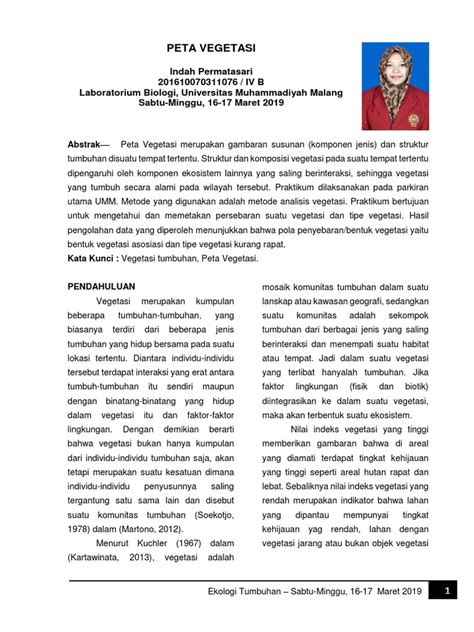 Pemetaan Tipe Vegetasi di UMM | PDF - Scribd - raincitystudios.com