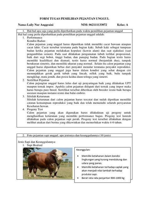Pemilihan Pejantan Unggul Testis Lembu | PDF - Scribd - raincitystudios.com