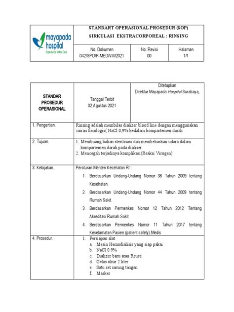 PENANAMAN STANDAR OPERASIONAL PROSEDUR (SOP) - raincitystudios.com