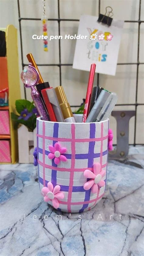 Pencil Holder Ideas Aesthetic - muktibox.com