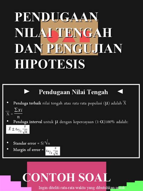 Pendugaan Nilai Tengah dan Hipotesis | PDF - Scribd - wintechmobiles.com