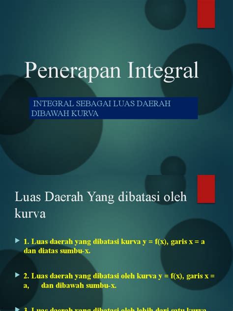 PENERAPAN INTEGRAL LUAS DAERAH - dosen.upi - wintechmobiles.com