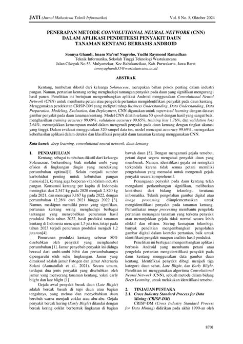 PENERAPAN METODE CONVOLUTIONAL NEURAL NETWORK PADA PENDETEKSI GAMBAR ... - muktibox.com