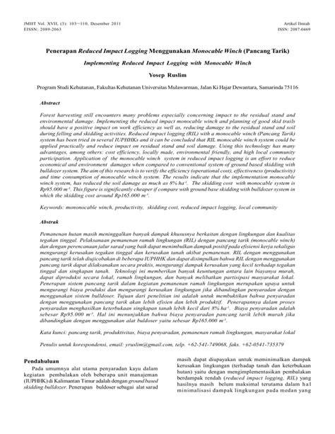 Penerapan Reduced Impact Logging Dalam … - raincitystudios.com