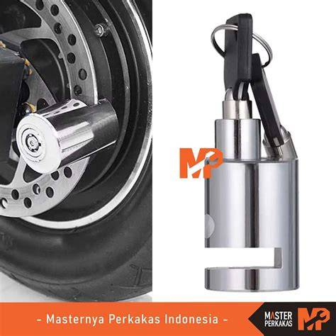 Pengaman Ganda Motor Gembok Cakram Logam Anti Maling - raincitystudios.com