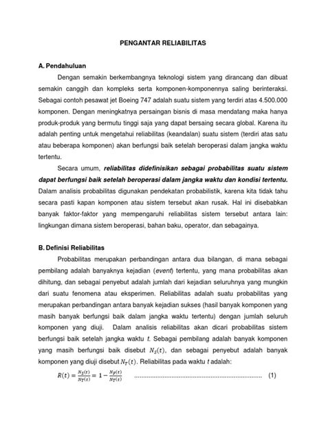 PENGANTAR RELIABILITAS - Diponegoro University - wintechmobiles.com