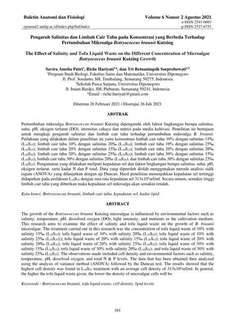 Pengaruh Variasi Salinitas Terhadap Fase Pertumbuhan Mikroalga ... - muktibox.com
