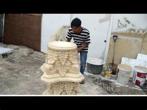 pengecatan mahkota pillar styrofoam..wa … - muktibox.com