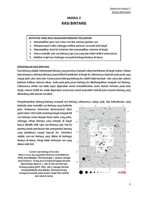 Pengenalan Rasi Bintang Astronomi - wintechmobiles.com
