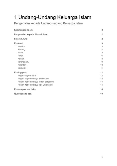 PENGENALAN UNDANG-UNDANG KELUARGA …