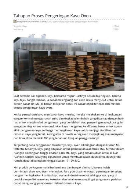 Pengeringan Kayu | PDF | Griya & Taman | Teknologi - raincitystudios.com