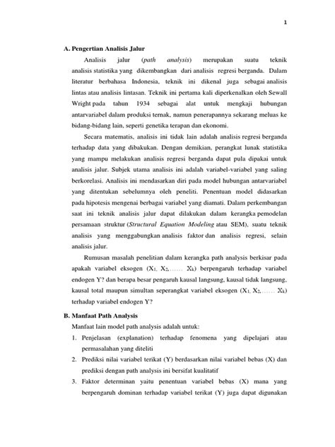 Pengertian Analisis Jalur - wintechmobiles.com