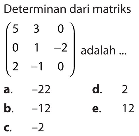Pengertian dan Contoh Soal Determinan Matriks 3x3 - wintechmobiles.com